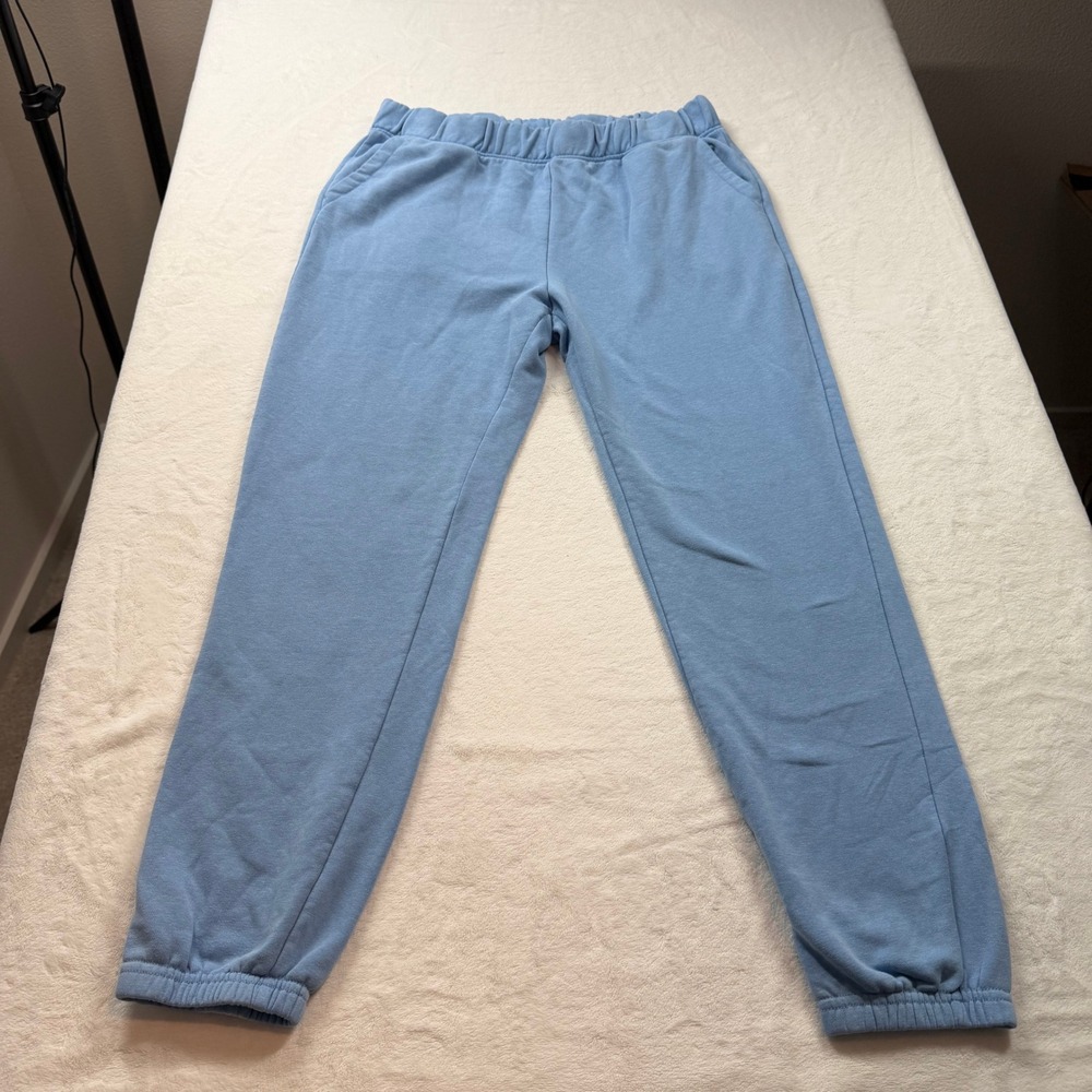 Yogalicious Emily Jogger Women Large Blue Good Baby Fleece 1726LSPY-W01